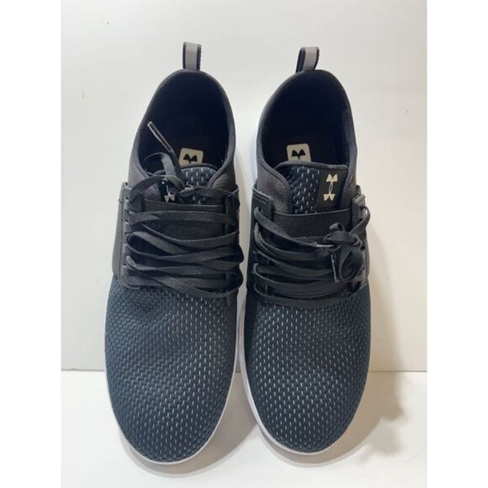 Under Armour Black Mesh Sneakers Athletic Shoes Lightweight Casual Training 10.5